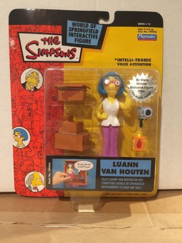 Simpsons Luann Van Houten World Of Springfield Series 12 Playmates Moc 43377994442 Ebay