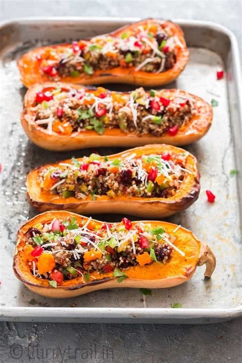 Stuffed Butternut Squash With Quinoa Is Easy Filling And Healthy Fall