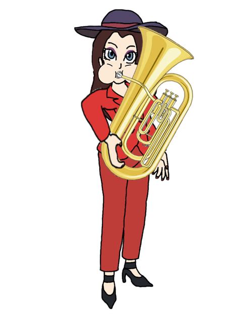Pauline Playing The Tuba By Jtvideogame On Deviantart