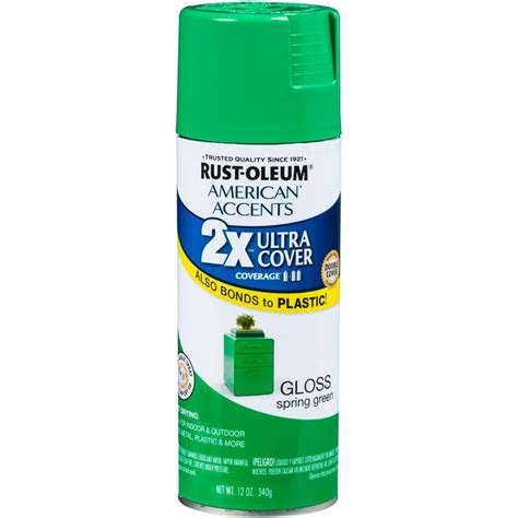 Rust Oleum American Accents Ultra Cover 2x Gloss Spray Paint And Primer