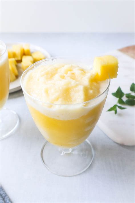Easy Pineapple Slushie Bless This Meal
