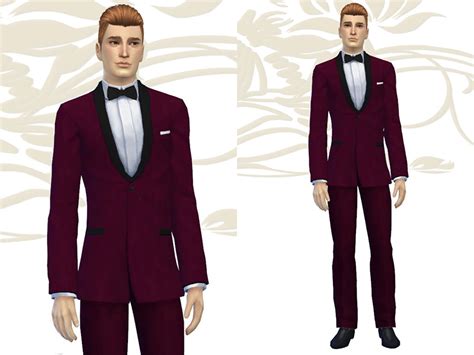 The Sims Resource Suit Tuxedo Classic