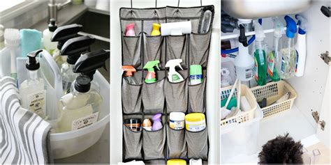 10 Ways To Organize All Of Your Cleaning Supplies Cleaning Supplies