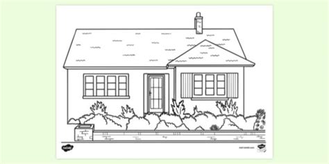 Free House Colouring Pages Colouring Colouring Sheets