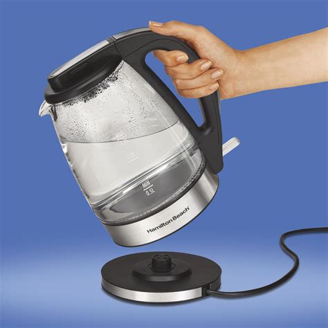 kettle glass electric hamilton beach amazon water tea liter cord kettles rated mini serving kitchen cordless thatsweetgift boil