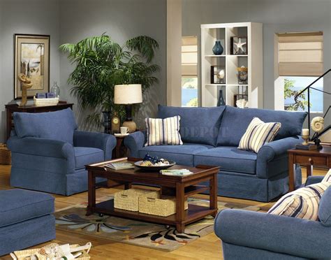 Denim Blue Sofas For Uniquely Timeless Look In Your Living Space Living Room Sets Furniture