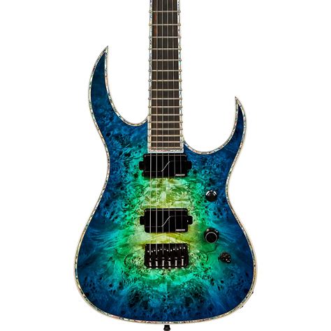 Bc Rich Shredzilla Extreme Electric Guitar Cyan Blue Musicians Friend