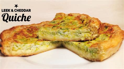 Easy Leek And Cheddar Quiche Recipe Puff Pastry Or