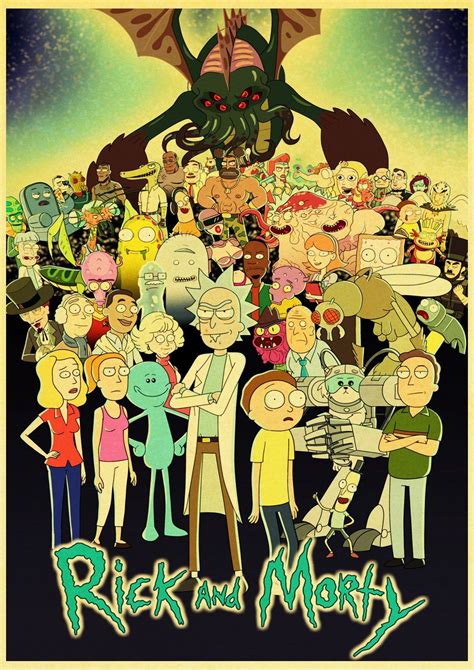 Rick And Morty Poster Wallpapers Wallpaper Cave