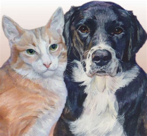 Janet Zeh Original Art Watercolor And Oil Paintings Dog And Cat Pet