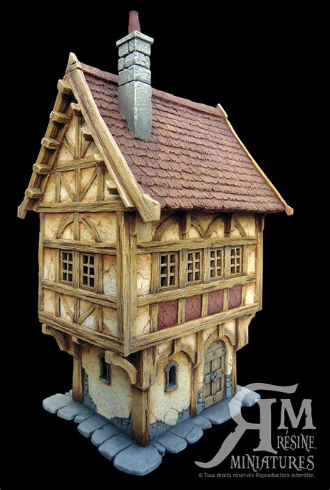 Medieval House 4 30mm Och Resin Kit