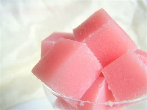 Pink Cubes Pink Sugar Pink Foods Sugar Scrub Cubes