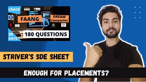 Striver Sde Sheet Review Enough For Placements Youtube