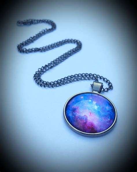 Galaxy Nebula Space Necklace Etsy