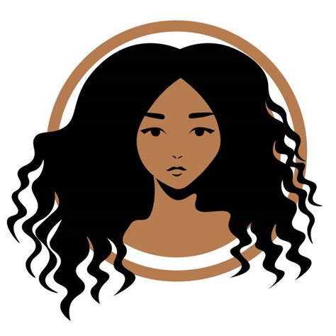 Black Hair Salon Cartoon Illustrations Royalty Free Vector Graphics