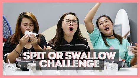 spit or swallow challenge philippines relisa abaca youtube