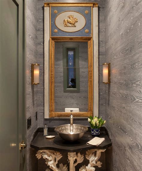 Pacific Heights Sexy Dream Dramatic Transitional Powder Room
