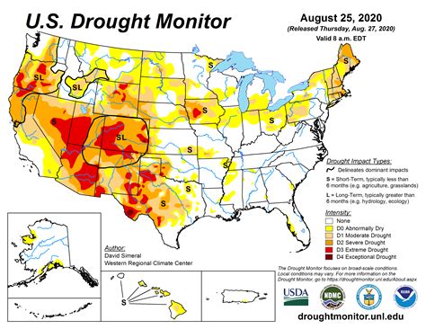 2020 Drought Update A Look At Drought Across The United States In 15 Maps August 27 2020