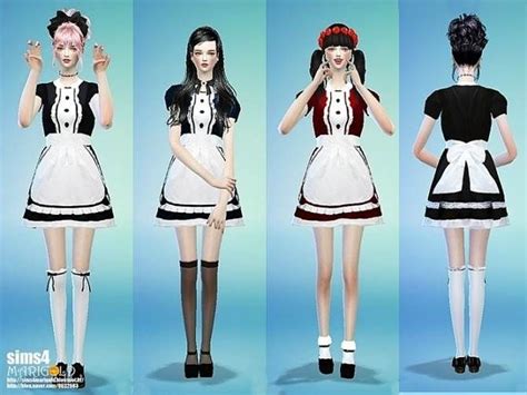 Maid Outfit Sims 4 Cc