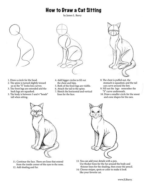 How To Draw A Cat James L Barry