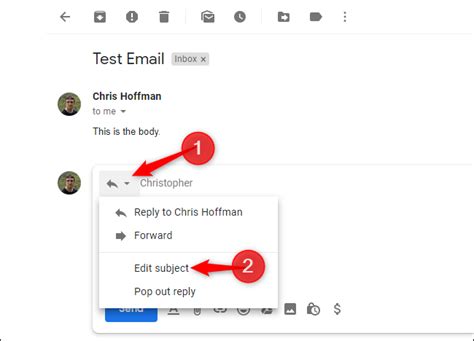 How Do I Edit The Subject In Gmail When Forwarding Or Replying