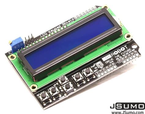 Dfrobot 1602 Lcd Keypad Shield For Arduino With 5 Keys 2x16 Lcd Display Included Components