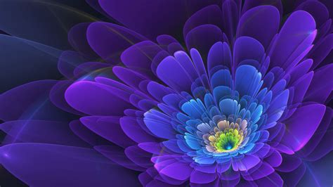 Purple Flower Fractal Hd Abstract Wallpapers Hd Wallpapers Id 58554