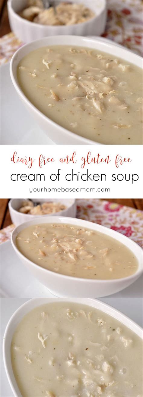 If you find that you use this in a recipe and it's too creamy or adds too much liquid (i haven't had that happen yet), you may want to try to reduce the chicken broth. Dairy Free Gluten Free Cream of Chicken Soup | Recipe | Dairy free soup, Dairy free soup recipe ...