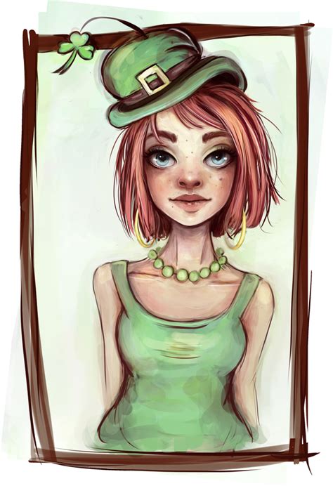Pin By Stephanie Mairs On Deviant Art Happy St Pattys Day Art