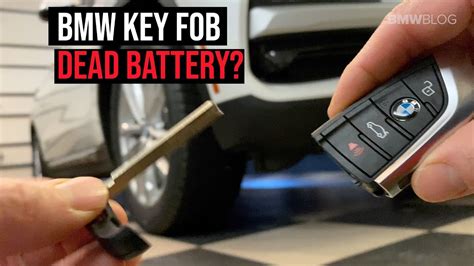 How To Unlock And Start Your BMW With A Dead Key Fob YouTube