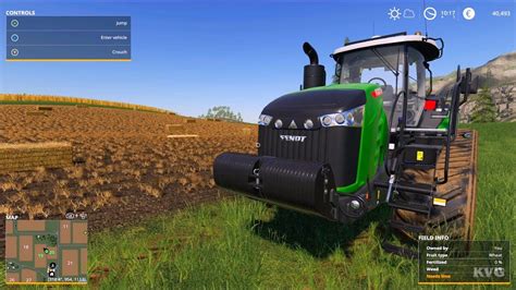 Farming Simulator 19 Fendt 1100 Mt Gameplay Hd 1080p60fps Youtube