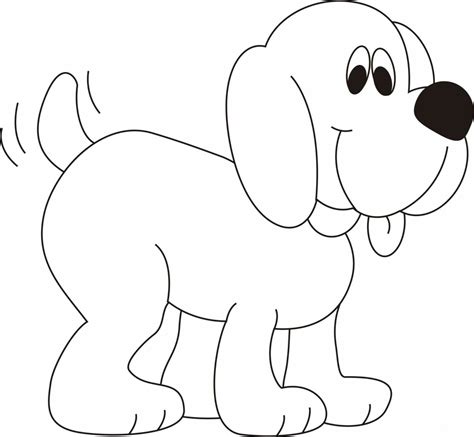 Dog Coloring Pages For Kids Preschool And Kindergarten Dog Coloring