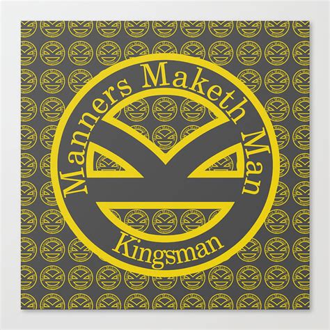 Manners Maketh Man Kingsman Canvas Print By Sohoku Hd Phone Wallpaper