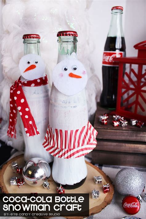 Eye Candy Creative Studio Recipe Coca Cola Cake Snowman Bottle Craft