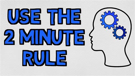 2 minute rule — soulistic well being