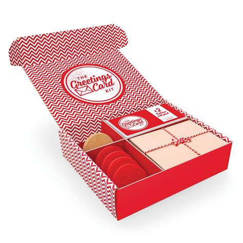 Learn simple origami folding techniques to make lovely cards with our cardmaking kits packed with a selection of beautiful japanese papers and embellishments. Card Making Kit With Wooden Stamp Set - Luckies Of London ...