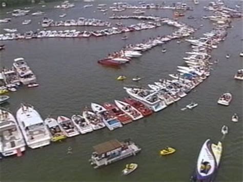 On thursday on halloween, on birthday, on new year's day on weekdays on the 2nd of february. Party Cove - Lake Ozarks aka Redneck Yacht Club...of yeah ...