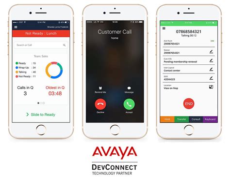 Avaya Mobile Call Center Agent App Comstice