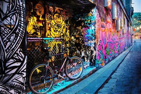 Graffiti Wall Art Street Art Print Colour Street Melbourne Etsy Australia