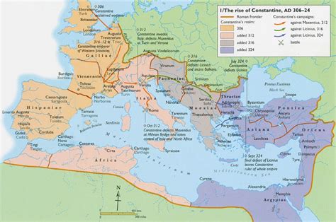Harta Imperiul Roman Constantin Cel Mare Istorie Pe Scurt