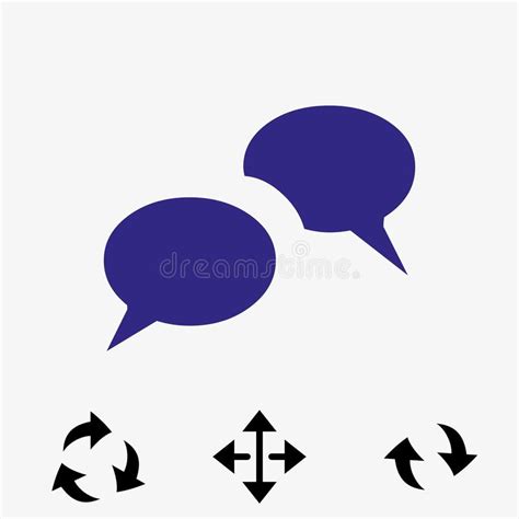 Messages Icon Stock Vector Illustration Flat Design Stock Vector