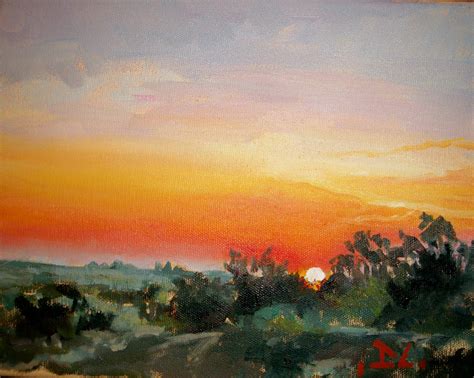 A Painting Diary 5050 Sunset