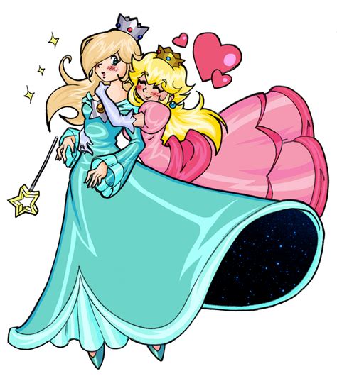 Rosalina And Peach Hug Time By Nico Neko On Deviantart