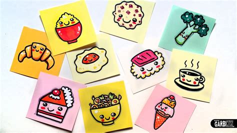 How To Draw Cute Food News Easy And Kawaii Drawings By Garbi Kw Youtube