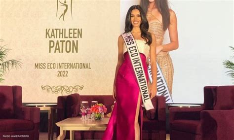 Missnews Miss Eco International 2022 Kathleen Paton Credits Past Experience Authenticity For