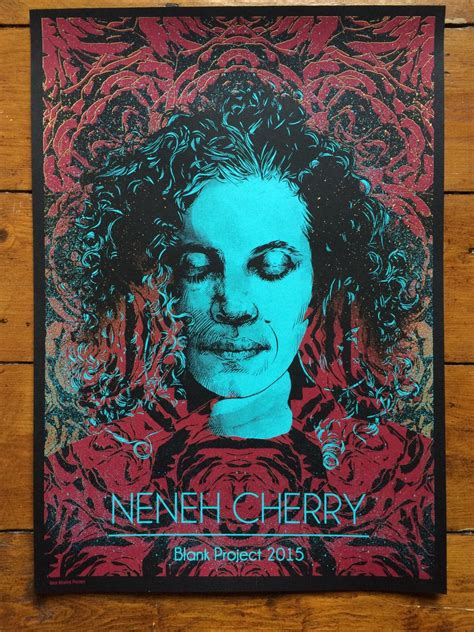 Neneh Cherry Blank Project Variant New Analog Posters