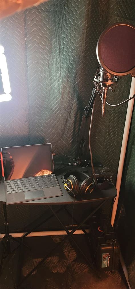 My Makeshift Recording Booth For Now Rpodcast