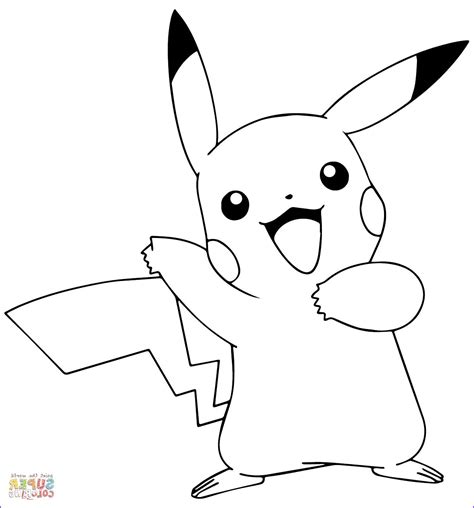 11 Best Of Pikachu Coloring Pages Photos Coloring Page For Kids