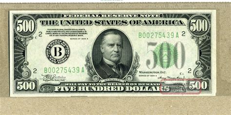 1000 Dollar Bill Printable
