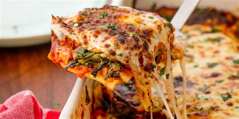 Decadent and easy to make ahead. Easy Spinach Lasagna Recipe - How to Make Vegetarian ...
